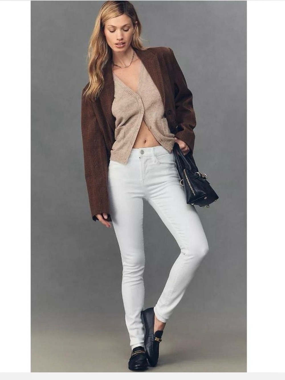 FRAME Le High Women’s White Straight Leg Jeans Size 23 NWT